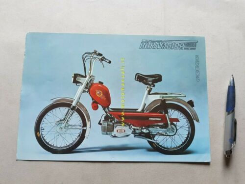 Intramotor Gloria Scout 50 ciclomotore 1976 depliant originale brochure prospekt