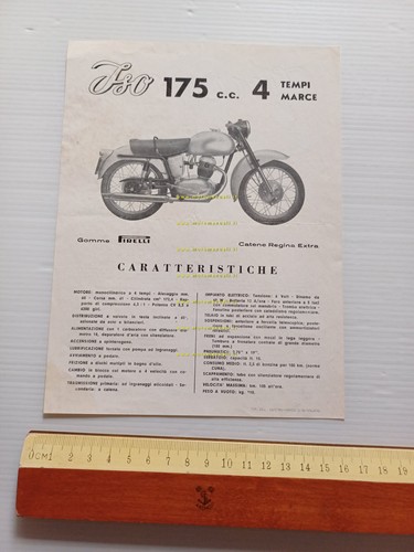 ISO 175 4 tempi - Isocarro 150 1956 depliant italiano …