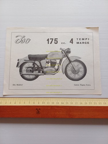 ISO 175 4 tempi 1956 depliant italiano originale