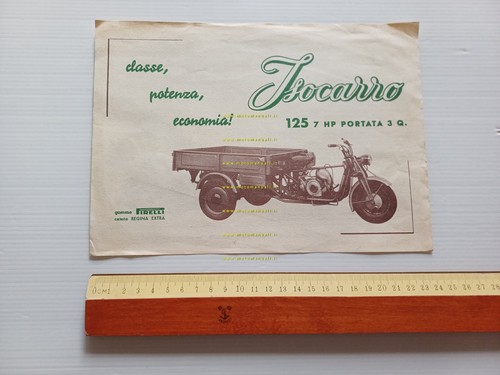 ISO Isocarro 125 anni 50 depliant italiano originale