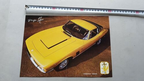 Iso Rivolta Grifo 7.0 1968 depliant originale multilingua brochure multilingual