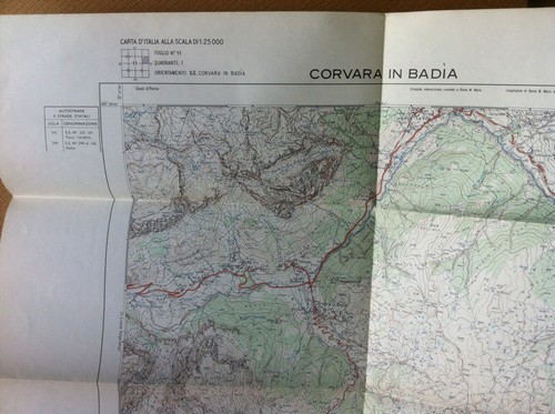 Istituo Geografico Militare - carta 1:25000 - Corvara in Badia …