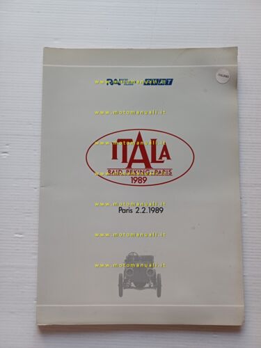 Itala Raid Peking-Paris 1989 cartella stampa originale