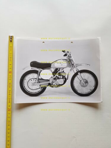 Italjet 100 Cross motore CZ 1969 foto originale cartella stampa …