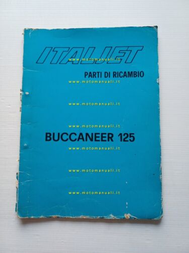 Italjet 125 Buccaneer motore Yamaha 1973 catalogo ricambi originale