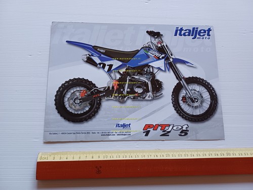 Italjet 125 Pit Jet Cross 2009 depliant italiano originale