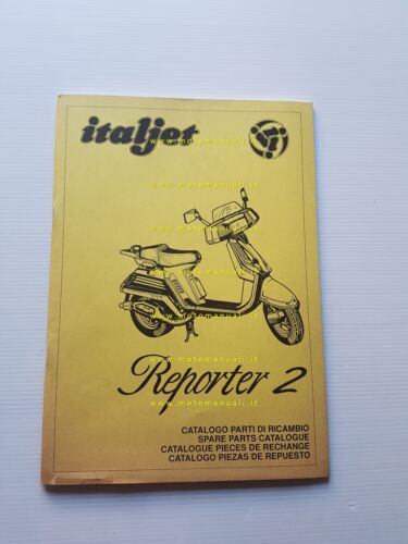 Italjet 50 Reporter 2 scooter 1991 catalogo ricambi originale