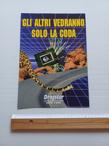 Italjet Dragster 50 scooter 1998 depliant italiano originale