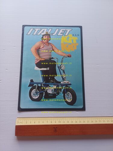Italjet Kit Kat 50 1973 depliant originale ciclomotore moto moped …