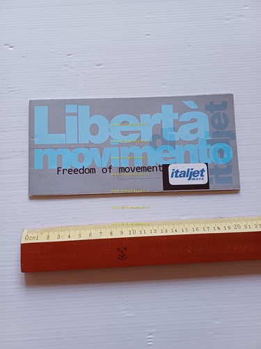 Italjet produzione tutti modelli 2000 depliant italiano inglese originale