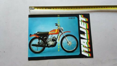Italjet Scimitar 50 1973-74 depliant ciclomotore moped brochure