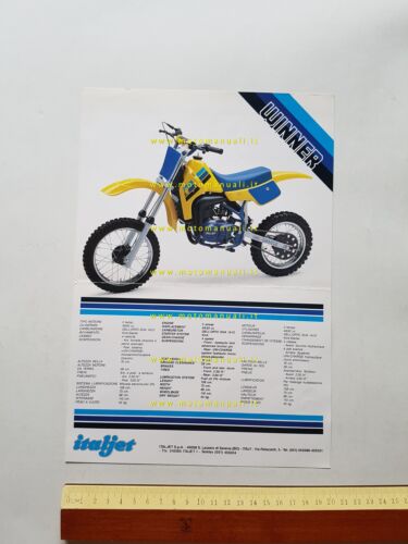 Italjet Winner 50 depliant minimoto italiano ORIGINALE