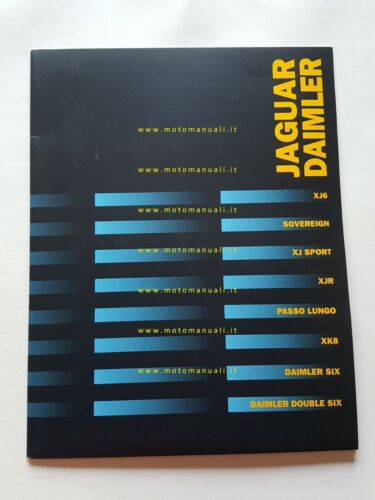 Jaguar Daimler modelli 1996 CARTELLA STAMPA originale italiano NO depliant