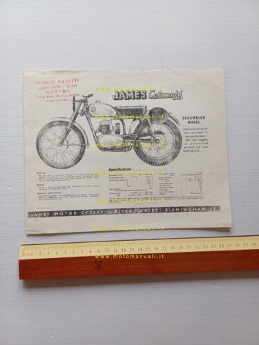 James Cotswold 250 1965 depliant inglese originale