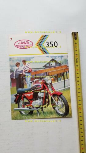 Jawa 350 depliant moto FRANCESE originale brochure