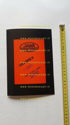 Jawa 350 sidecar Velorex depliant italiano originale brochure
