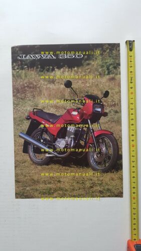 Jawa 350 type 640 1995 depliant originale moto brochure