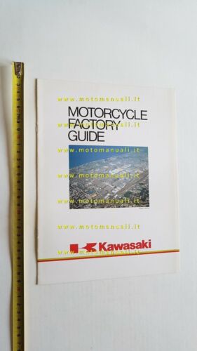 Kawasaki 1984 Motorcycle Factory Guide opuscolo CARTELLA STAMPA no depliant