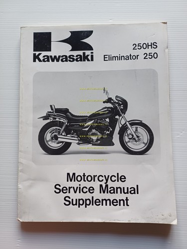Kawasaki 250 HS-Eliminator 1988-91 AGGIORNAMENTO manuale officina originale