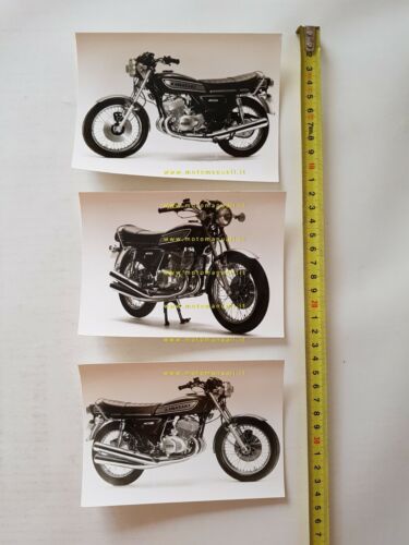 Kawasaki 400 S3 1975 lotto 3 foto cartella stampa originali …
