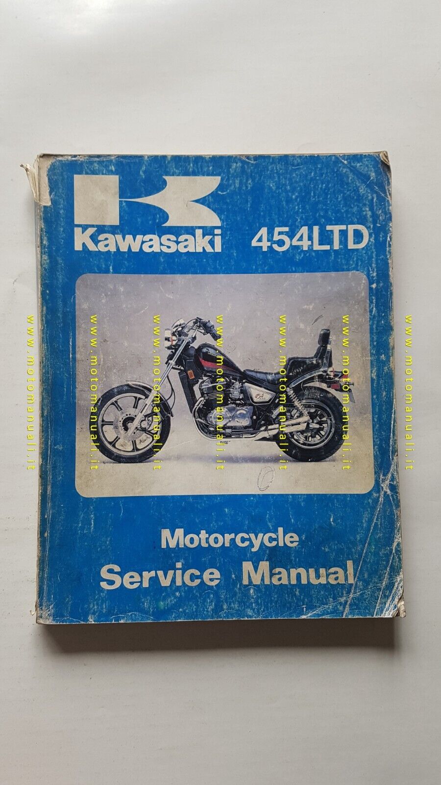 Kawasaki 454 LTD 1984 manuale officina INGLESE originale Workshop Manual