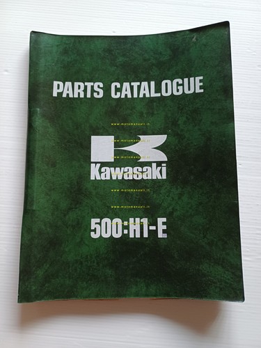 Kawasaki 500 H1 E - F 1973-74 catalogo ricambi originale …