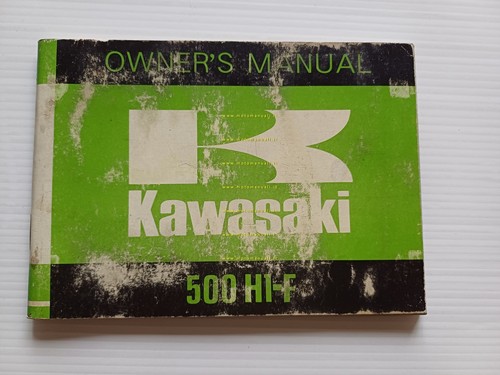 Kawasaki 500 H1-F 1974 manuale uso manutenzione libretto originale owners …