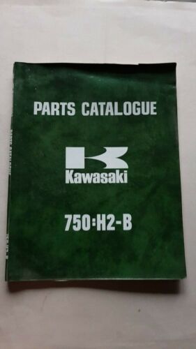 KAWASAKI 750 H2-B 1974 catalogo ricambi originale spare parts catalogue