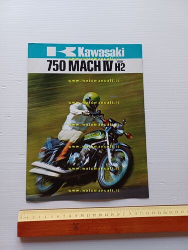 Kawasaki 750 Mach IV H2 depliant ITALIANO originale