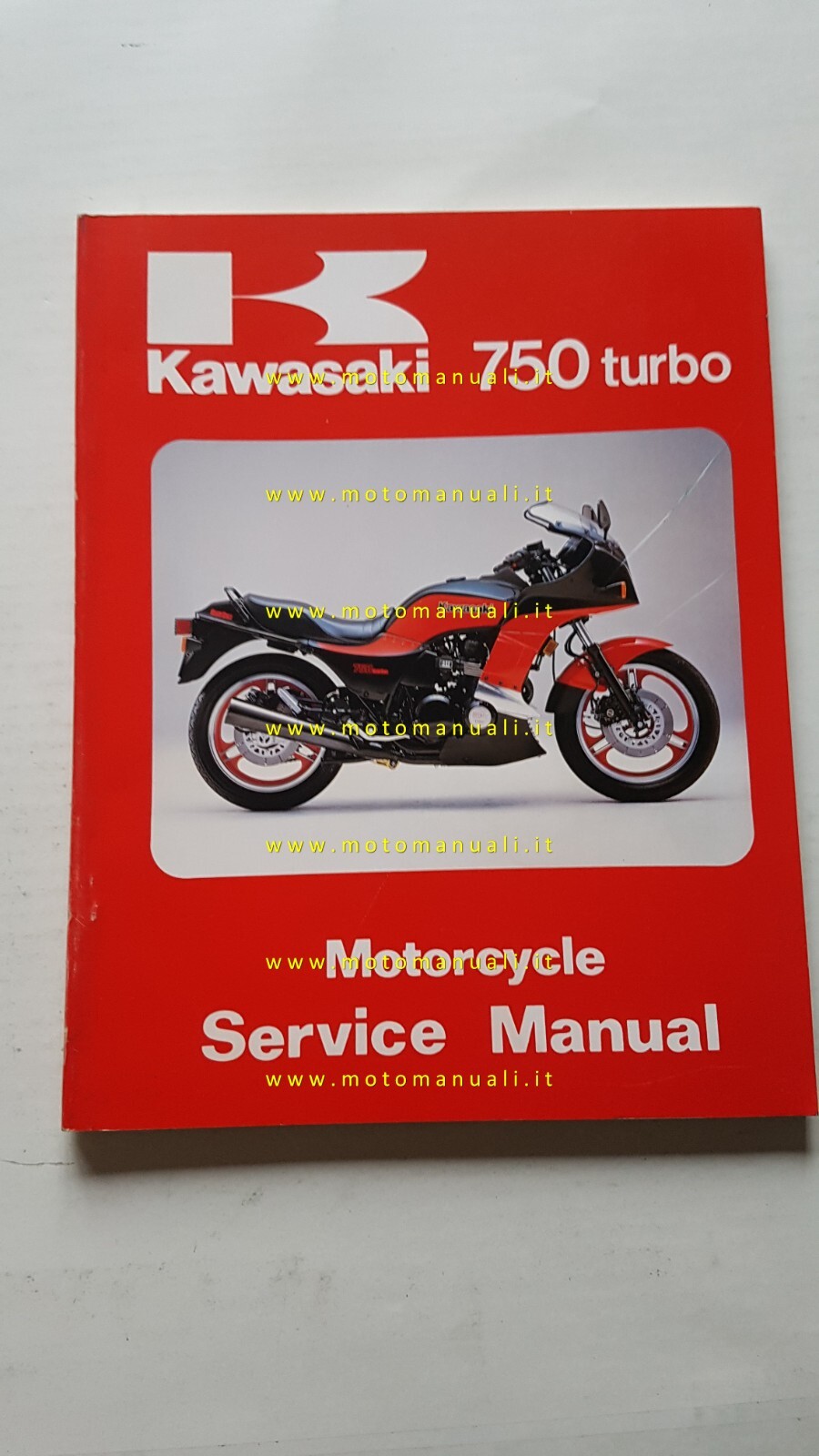 KAWASAKI 750 Turbo 1983 manuale officina INGLESE -AGGIORNAMENTO KZ 750-originale