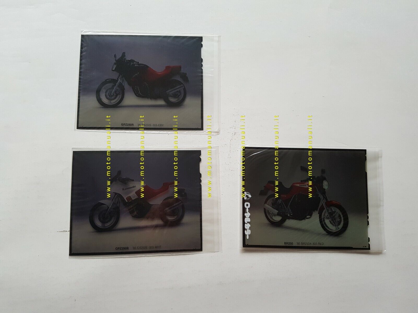 Kawasaki BR 250 - GPZ 250 R 3 positivi a …