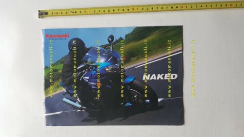 Kawasaki catalogo modelli Naked 2000 depliant ITALIANO originale moto brochure