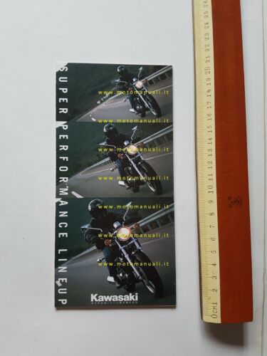 Kawasaki catalogo produzione modelli 1986 depliant ORIGINALE TESTO GIAPPONESE