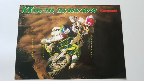 Kawasaki Cross Modelli 1992 depliant ITALIANO originale brochure