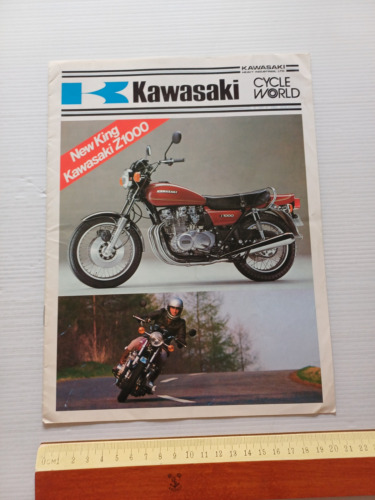 Kawasaki Cycle World presentazione Z 1000 - rivista aziendale originale …