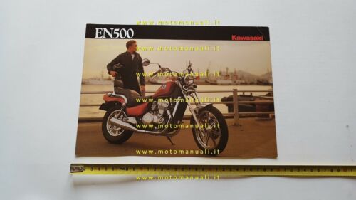 Kawasaki EN 500 1991 depliant originale INGLESE moto brochure