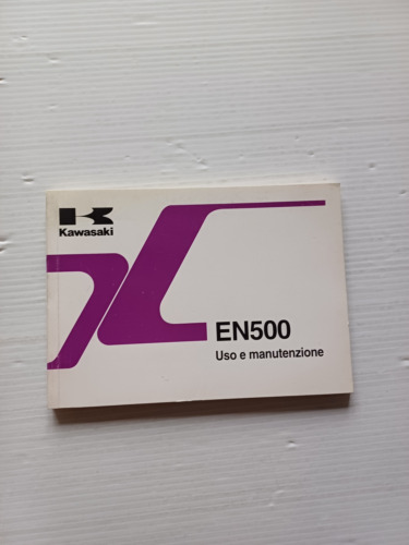 Kawasaki EN 500 1999 manuale uso manutenzione libretto italiano originale