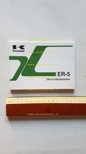 Kawasaki ER-5 500 1997 manuale uso manutenzione libretto originale italiano
