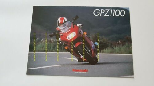 Kawasaki GPz 1100 1995 depliant ITALIANO moto originale brochure