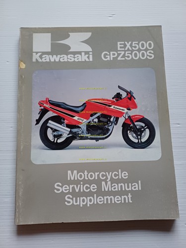 Kawasaki GPZ 500 S - EX 500 1987 SUPPLEMENTO manuale …