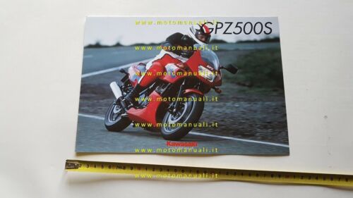 Kawasaki GPZ 500 S 1995 depliant originale ITALIANO moto brochure