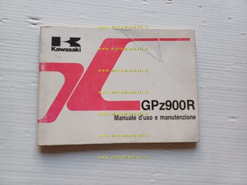 KAWASAKI GPZ 900 R 1984 manuale uso manutenzione libretto originale …