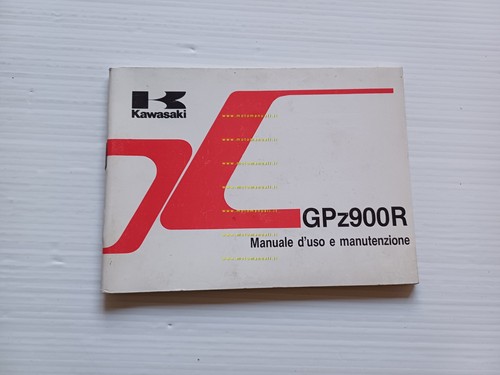 Kawasaki GPZ 900 R 1984 manuale uso manutenzione libretto originale …