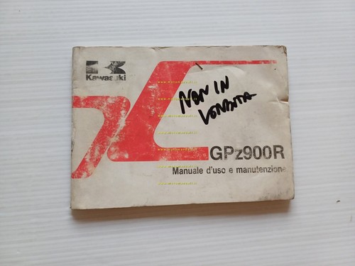Kawasaki GPZ 900 R 1984 manuale uso manutenzione originale italiano