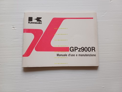 Kawasaki GPZ 900 R 1984 manuale uso manutenzione originale italiano