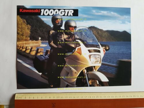 Kawasaki GTR 1000 depliant originale TESTO INGLESE