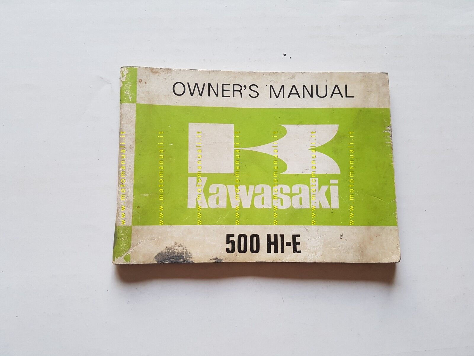 Kawasaki H1-E 500 1973 manuale uso manutenzione INGLESE originale owner's …