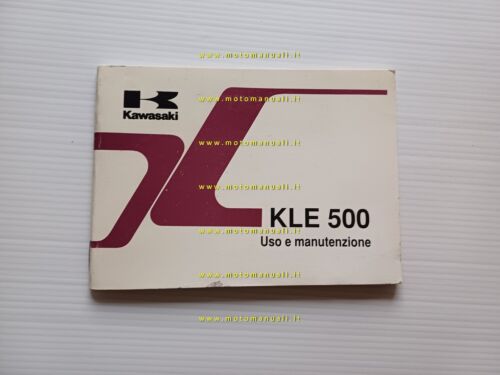 Kawasaki KLE 500 1991 manuale libretto uso manutenzione originale italiano