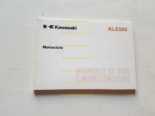 Kawasaki KLE 500 2002 manuale uso manutenzione originale italiano