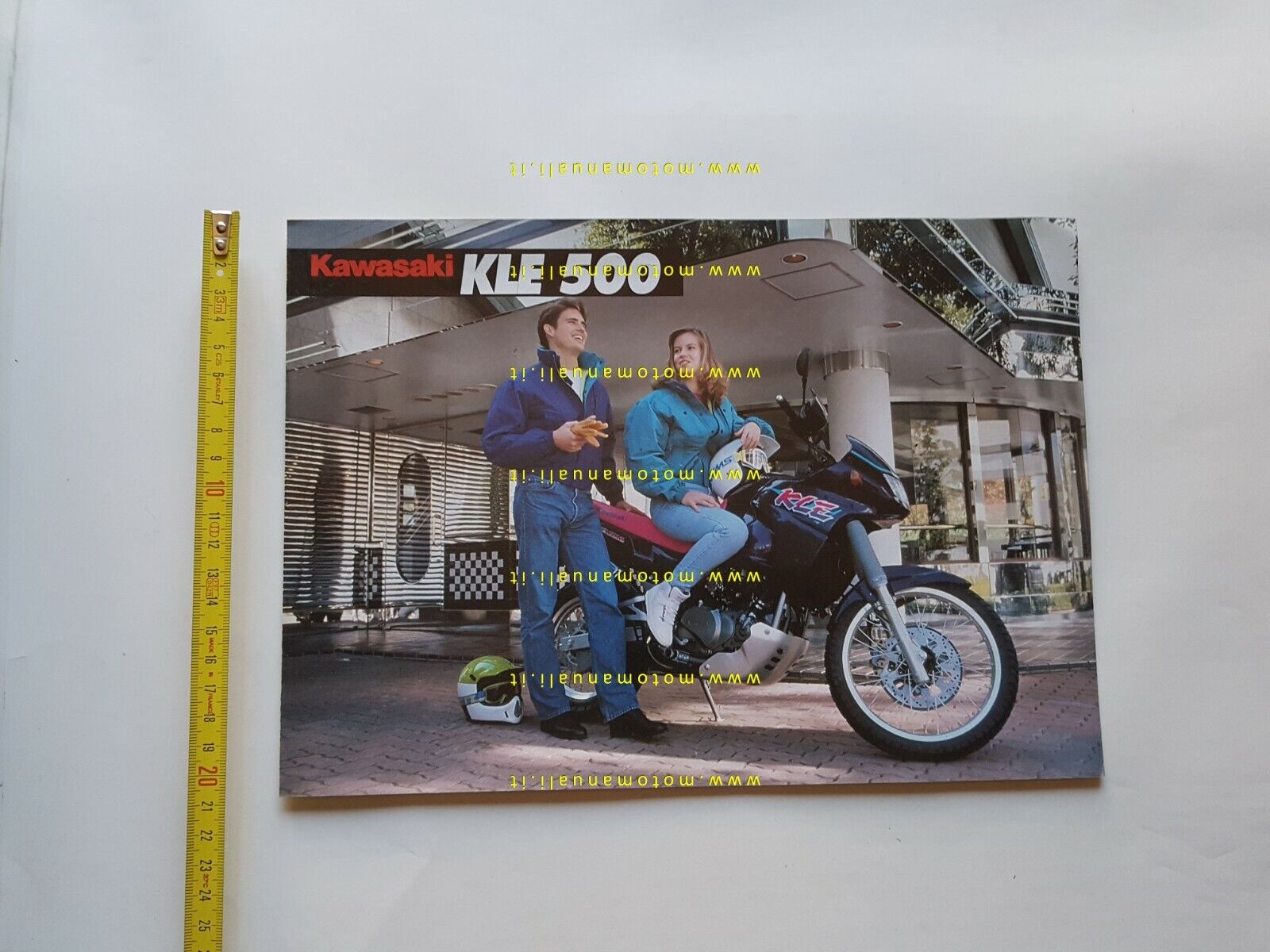 Kawasaki KLE 500 depliant originale italiano